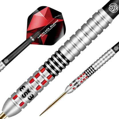 MICHAEL SMITH ACHIEVE 90% TUNGSTEN STEEL TIP DARTS 22G