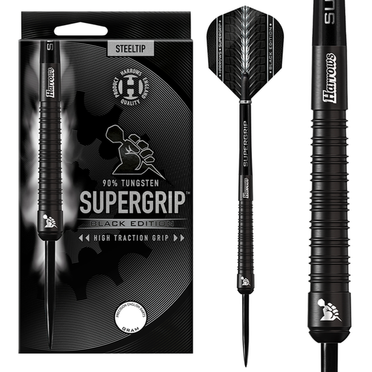 Harrows Supergrip Black Edition 22G